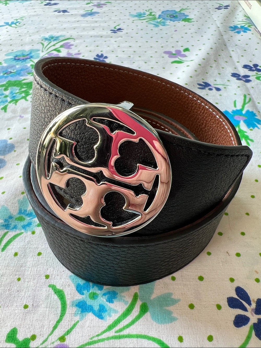 Tory Burch Miller Reversible Belt - M